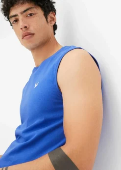 Muskelshirt aus reiner Bio-Baumwolle (2er Pack)|bonprix New