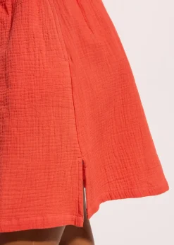 bonprix Strandmode|Bademode·Strandmode|Musselin Strand Rock hellrot