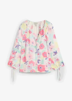 Musselin-Bluse aus reiner Baumwolle|bonprix Sale