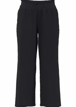 bonprix Bekleidung·Kleider|Hosen|Musselin-Culotte aus Baumwolle schwarz