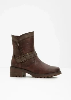 Mustang High Heels|Boots|Biker-Boots braun