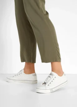 Mustang High Heels|Sneaker|Sneaker mit Spitze weiss