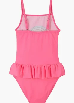 bonprix Jungen|Mädchen|Nachhaltiger Mädchen Badeanzug neonpink