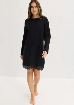 Nachthemd mit Spitze|bonprix Clearance
