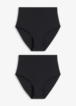 bonprix Wäsche·Shapewear|Wäsche·Höschen|Nahtloser Shape Slip Ultra Light (2er Pack) 2x schwarz