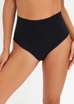 bonprix Wäsche·Shapewear|Wäsche·Höschen|Nahtloser Shape Slip Ultra Light (2er Pack) 2x schwarz