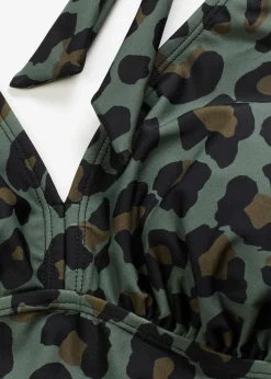 Neckholder-Tankinioberteil mit V-Ausschnitt|bonprix