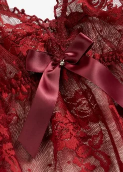 bonprix Nachtwäsche|Erotikwäsche|Negligé kastanienrot