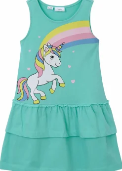 Niedliches Kleidchen mit Einhorn-Print|bonprix