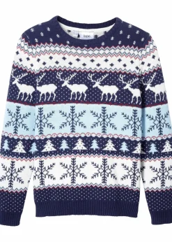 Norweger-Pullover aus reiner Baumwolle|bonprix Online