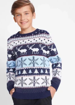 Norweger-Pullover aus reiner Baumwolle|bonprix Online