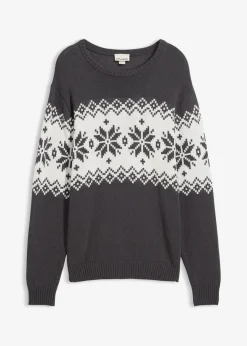 Norweger-Pullover aus reiner Baumwolle|bonprix Best