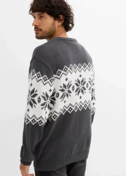 Norweger-Pullover aus reiner Baumwolle|bonprix Best