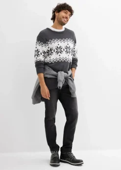 Norweger-Pullover aus reiner Baumwolle|bonprix Best