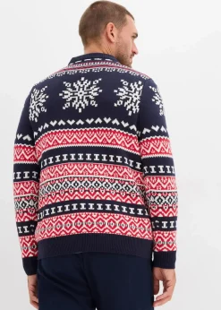 Norweger-Pullover aus weichem Baumwollmix|bonprix Best