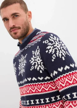 Norweger-Pullover aus weichem Baumwollmix|bonprix Best