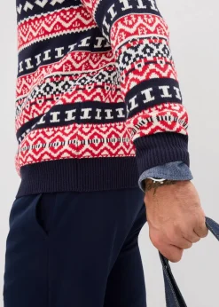 Norweger-Pullover aus weichem Baumwollmix|bonprix Best