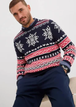 Norweger-Pullover aus weichem Baumwollmix|bonprix Best