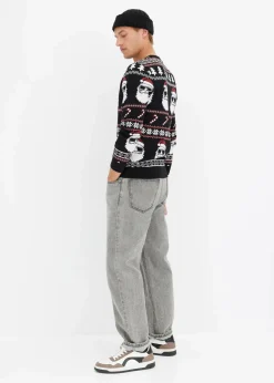 Norweger-Pullover mit recycelter Baumwolle|bonprix Discount