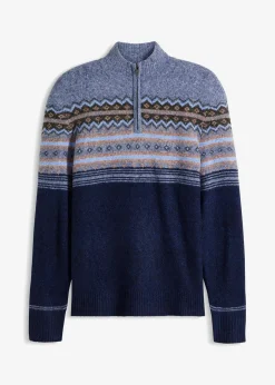Norweger-Pullover mit Stehkragen|bonprix Outlet
