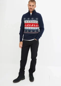 Norweger-Pullover mit Troyerkragen|bonprix Outlet