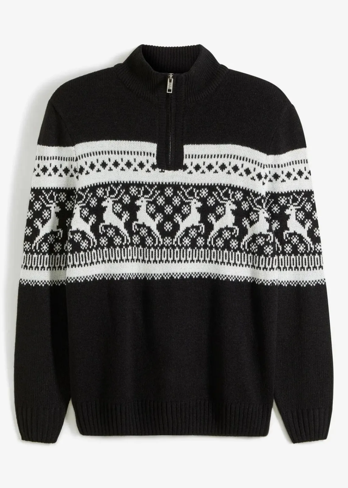 Norweger-Pullover mit Troyerkragen|bonprix Best