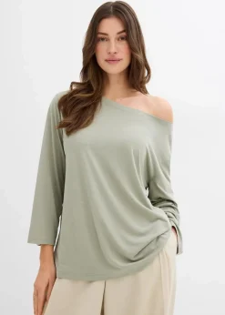 Off-Shoulder-Shirt aus softem Modal-Mix|bonprix Best