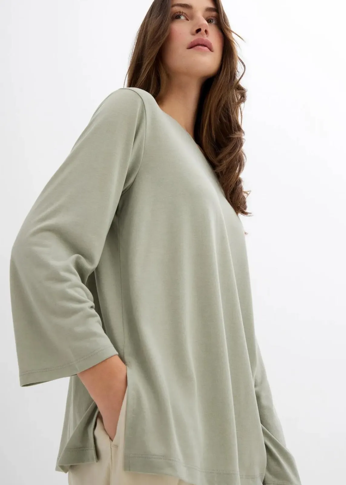 Off-Shoulder-Shirt aus softem Modal-Mix|bonprix Best