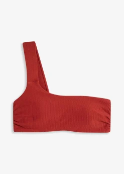 bonprix Mix & Match|Bikinis|One Shoulder Bikini Oberteil rostrot