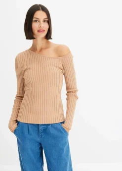 One Shoulder Rib-shirt|bonprix Best