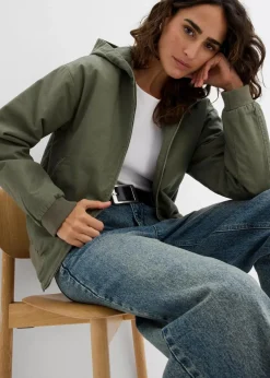 Outdoorjacke aus reiner Baumwolle|bonprix Online