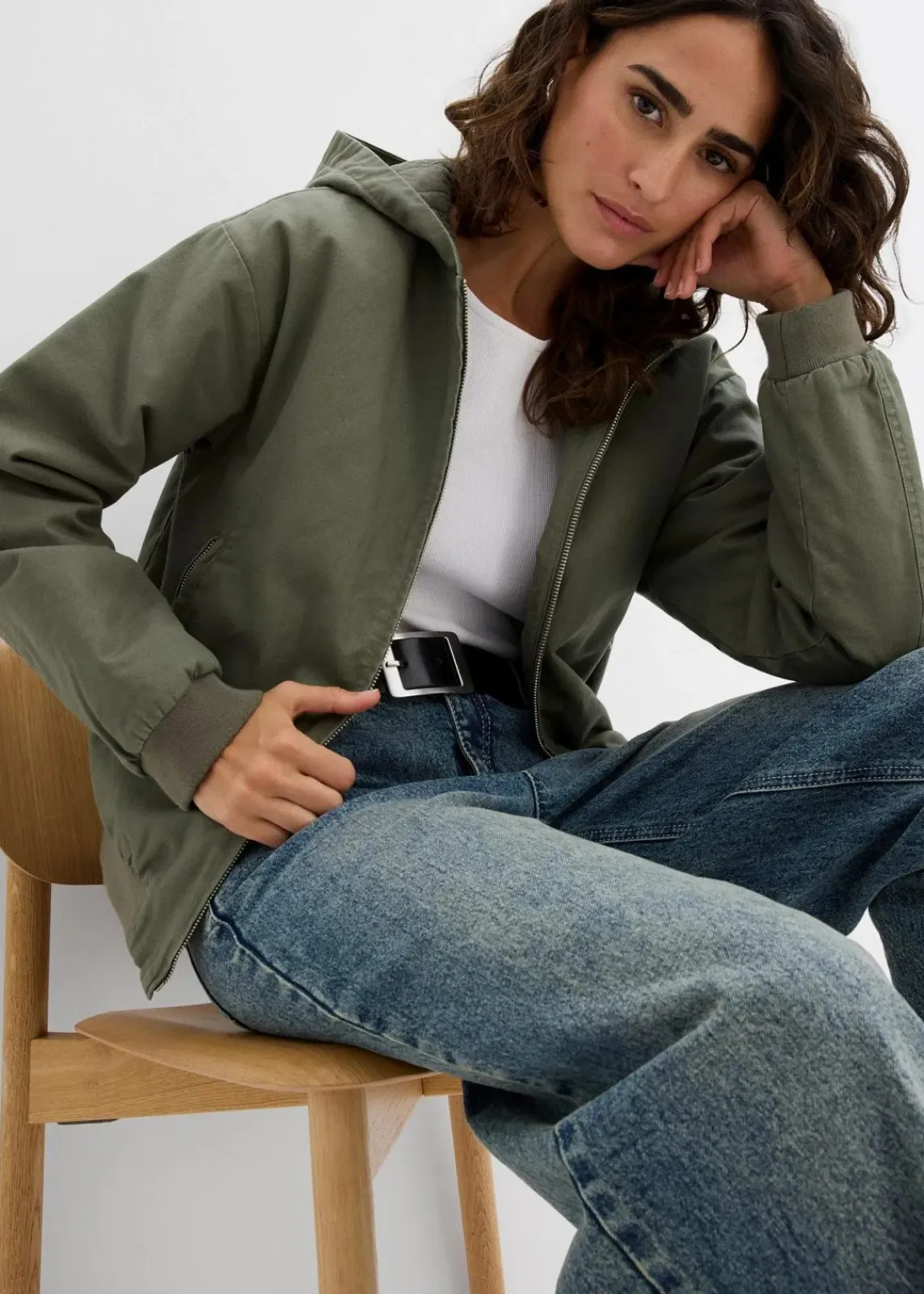 Outdoorjacke aus reiner Baumwolle|bonprix Online