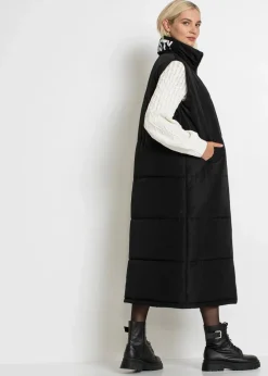 bonprix Bekleidung·Hosen|Nachhaltigere Materialien|Outdoor-Weste mit Bionic-Finish schwarz