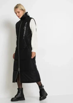 bonprix Bekleidung·Hosen|Nachhaltigere Materialien|Outdoor-Weste mit Bionic-Finish schwarz