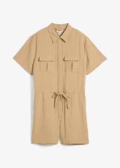 bonprix Bekleidung·Homewear|Jumpsuits|Overall aus feinem Viskose-Mix new beige