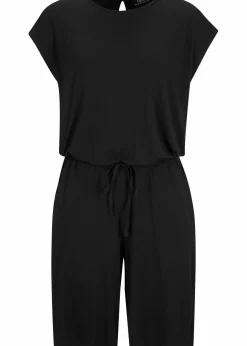 bonprix Bekleidung·Homewear|Jumpsuits|Overall aus softer Viskose-Mischung schwarz