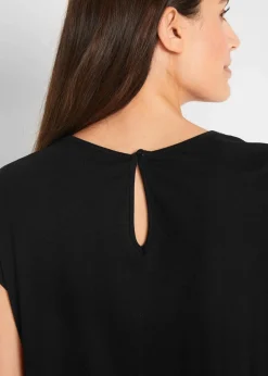 bonprix Bekleidung·Homewear|Jumpsuits|Overall aus softer Viskose-Mischung schwarz