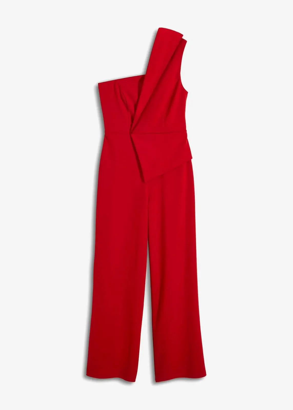 bonprix Bekleidung·Homewear|Festliche Mode|Overall aus strukturiertem Crepe rot