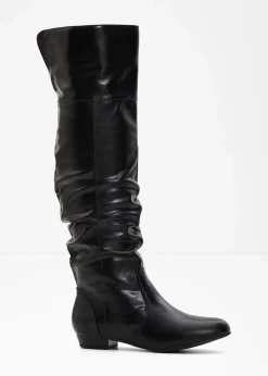 bonprix Stiefel|Schuhe & Accessoires In Spezialgrößen·Schuhe In Übergröße|Overknee Stiefel schwarz