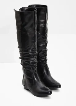 bonprix Stiefel|Schuhe & Accessoires In Spezialgrößen·Schuhe In Übergröße|Overknee Stiefel schwarz