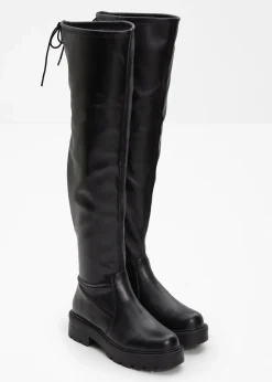 bonprix Stiefel|Overknee Stiefel schwarz