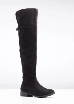 bonprix Stiefel|Overknee Stiefel schwarz