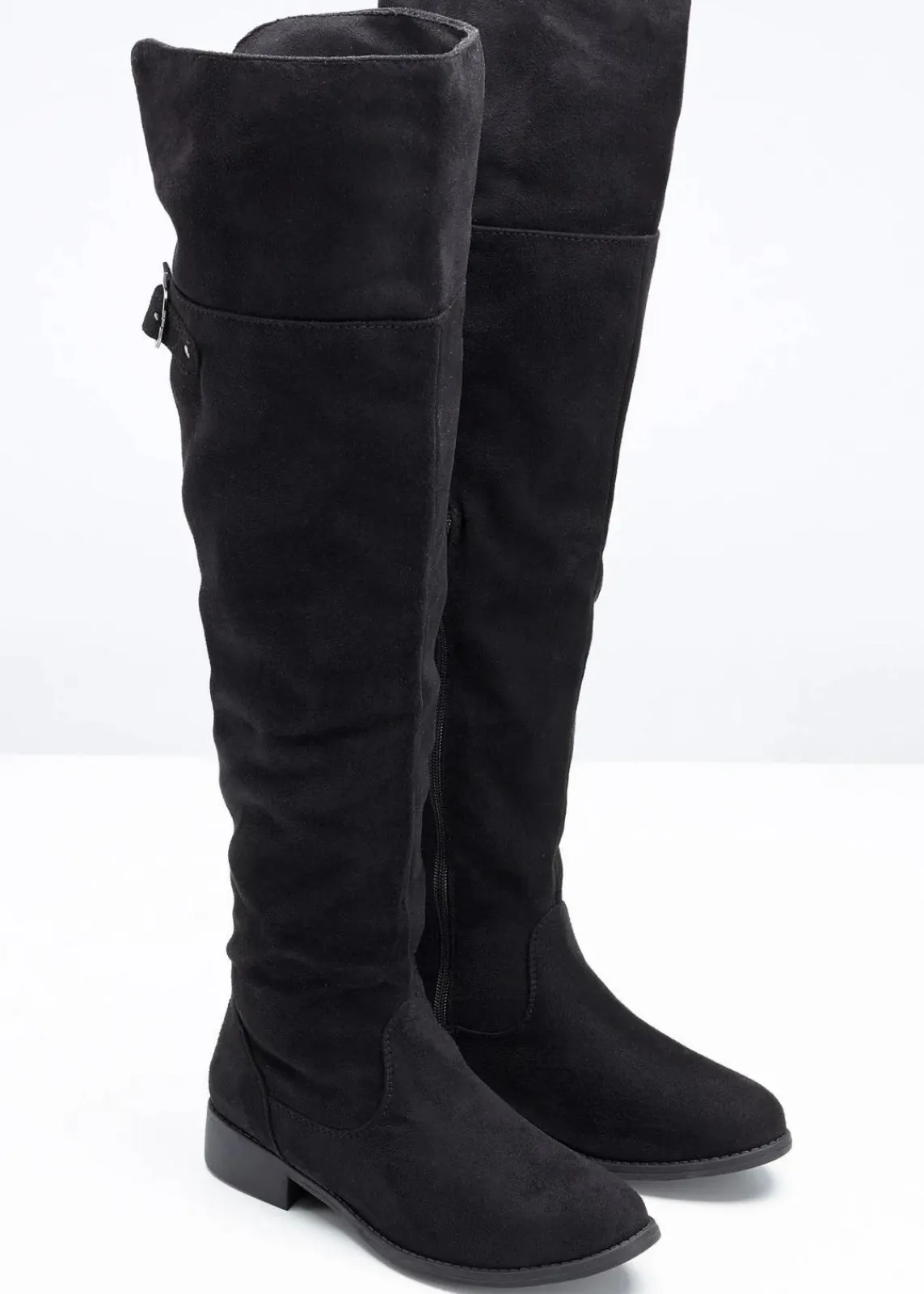 bonprix Stiefel|Overknee Stiefel schwarz