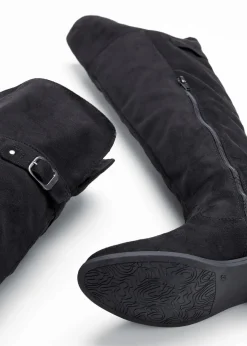 bonprix Stiefel|Overknee Stiefel schwarz