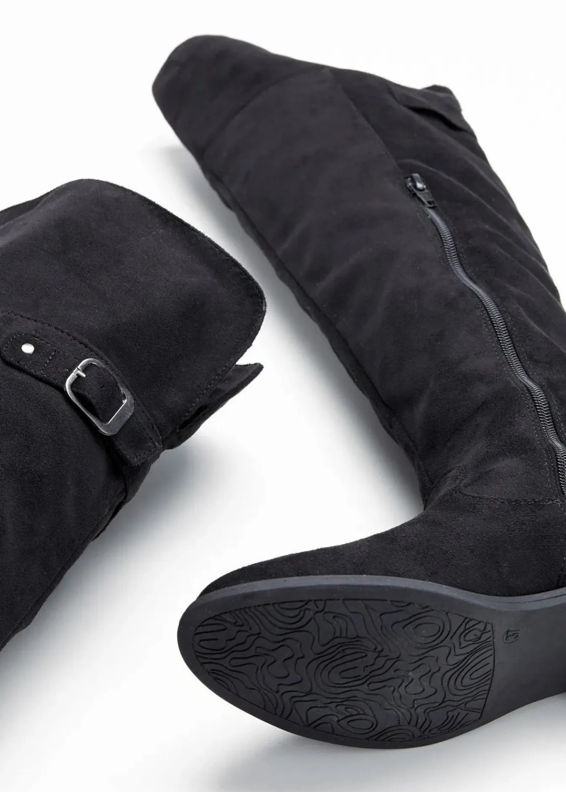 bonprix Stiefel|Overknee Stiefel schwarz