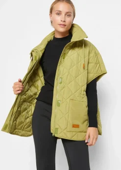 Oversize Funktions-Steppweste, wasserabweisend|bonprix Online