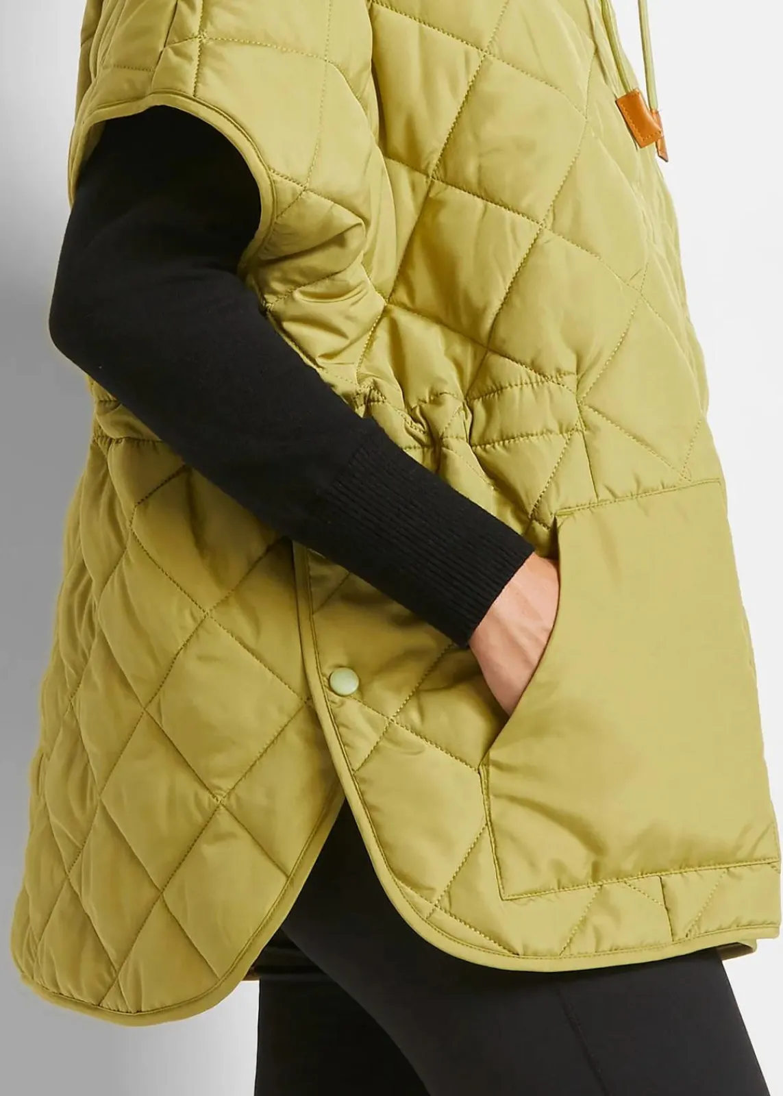 Oversize Funktions-Steppweste, wasserabweisend|bonprix Online