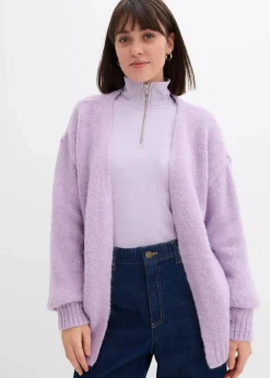 Oversize Grobstrickjacke|bonprix