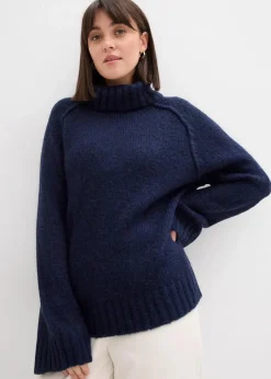 Oversize Grobstrickpullover|bonprix