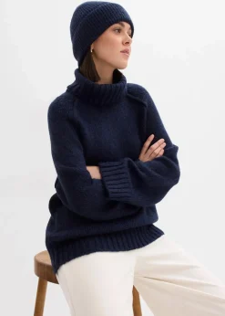 Oversize Grobstrickpullover|bonprix
